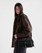 Prada Explore large Re-Nylon shoulder bag with flap - Image 3